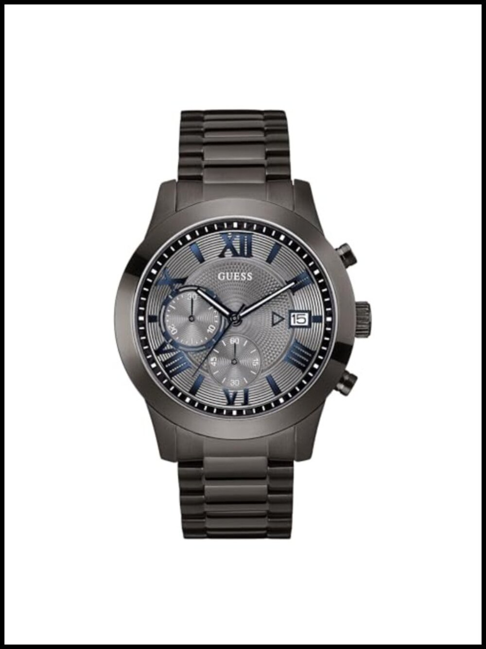 Men's Analog Dress Watch 44.5mm Mineral Crystal